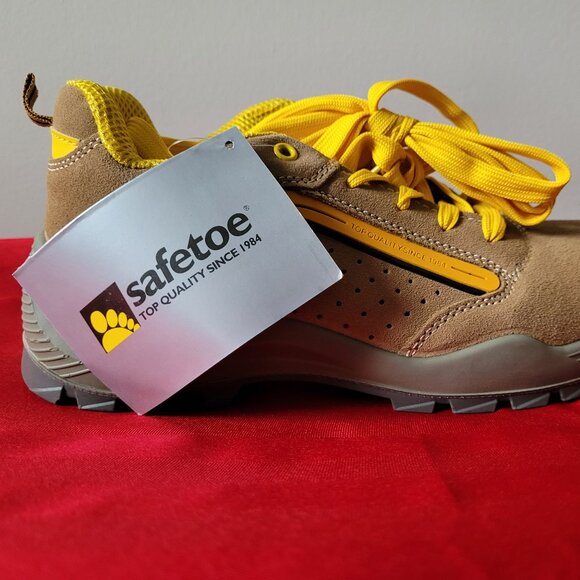 BRAND NEW, SAFETOE LEATHER SAFETY WORK SHOES, SIZE 8!!! - Picture 4 of 9